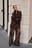 Wide Pleated Sequins Trousers