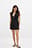 Minikleid mit weiten Schultern