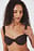 Wide Strap Draped Bikini Bra