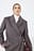 Wool Blend Blazer Short Coat