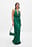 Woven Halterneck Satin Maxi Dress