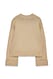 Offwhite Folded Sleeve Knitted Sweater