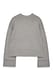 Offwhite Folded Sleeve Knitted Sweater
