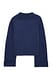 Offwhite Folded Sleeve Knitted Sweater