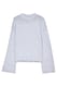 Offwhite Folded Sleeve Knitted Sweater