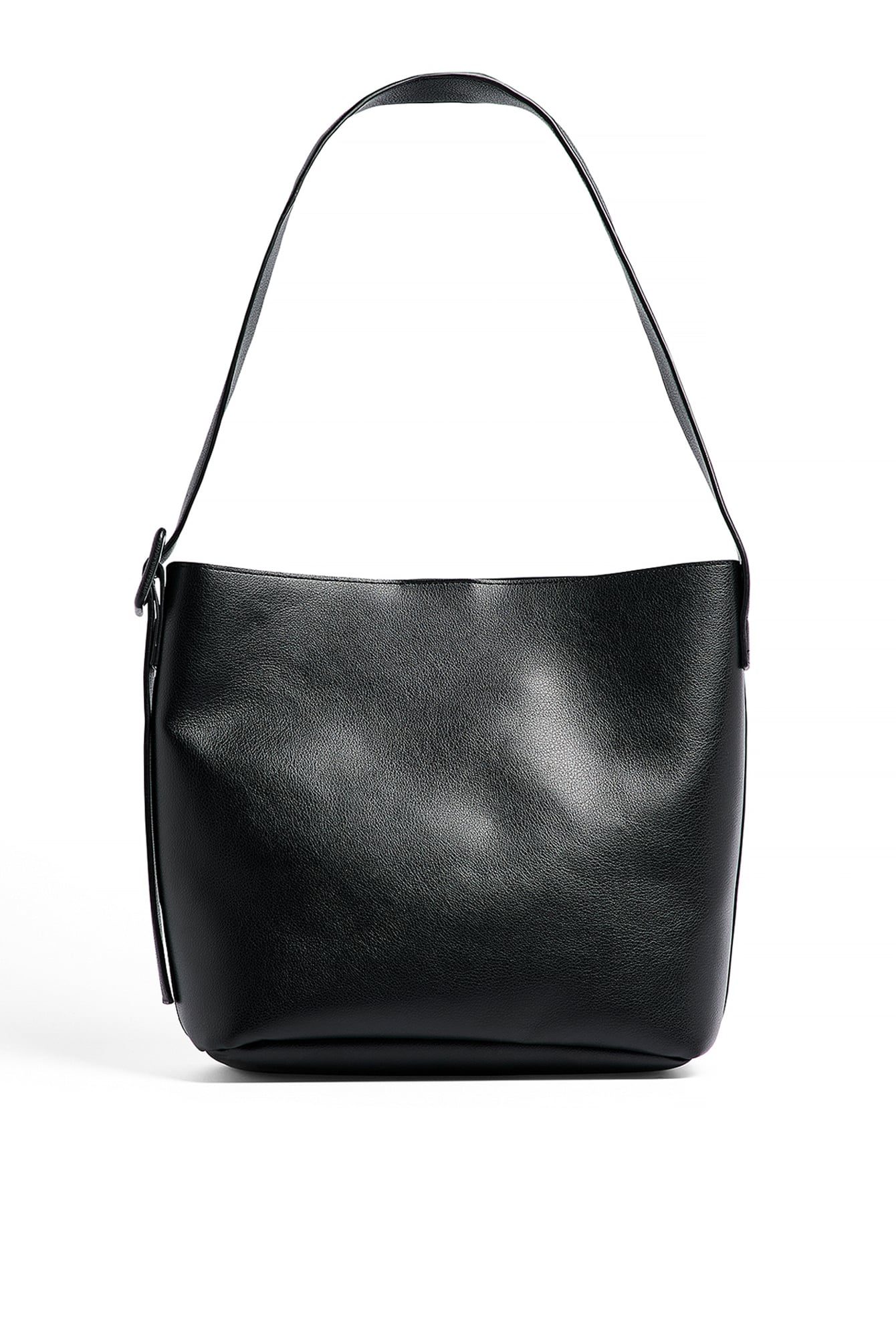 Black Buckle Totebag
