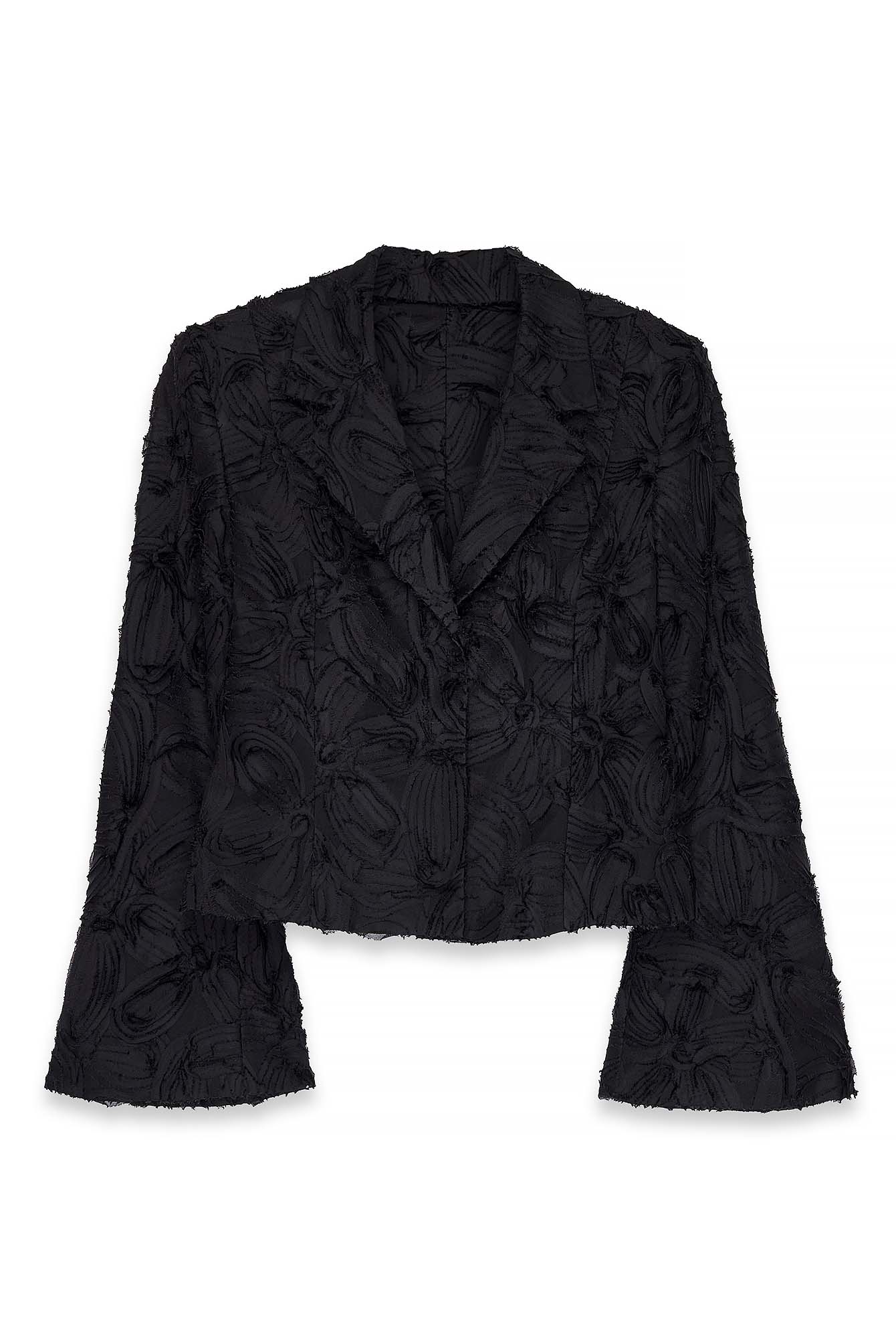 Black Fitted Structured Blazer