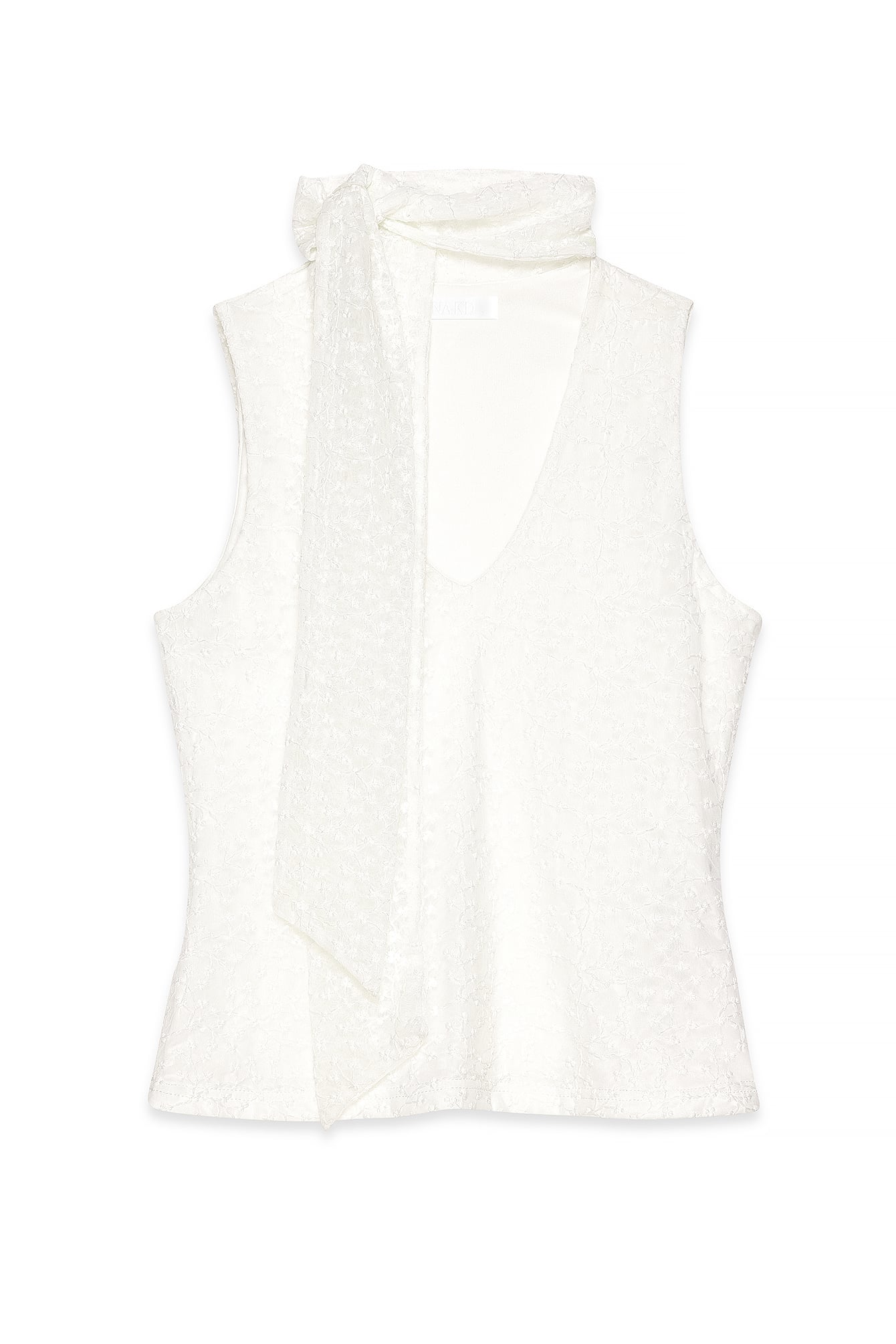 Offwhite Halterneck Top
