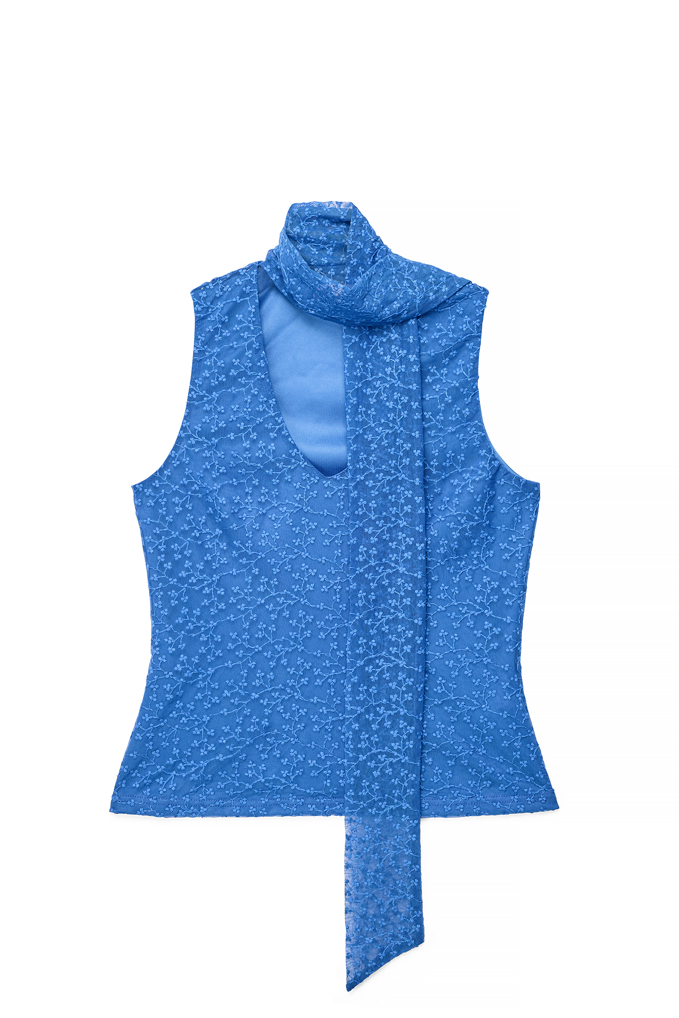 Blue Halterneck Top