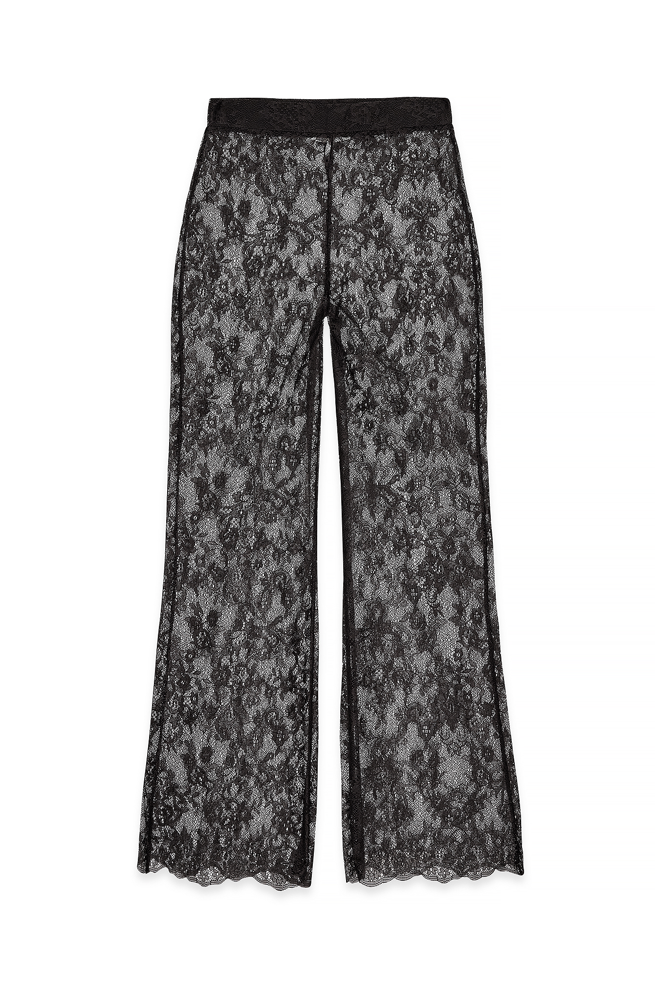 Brown Lace Trousers