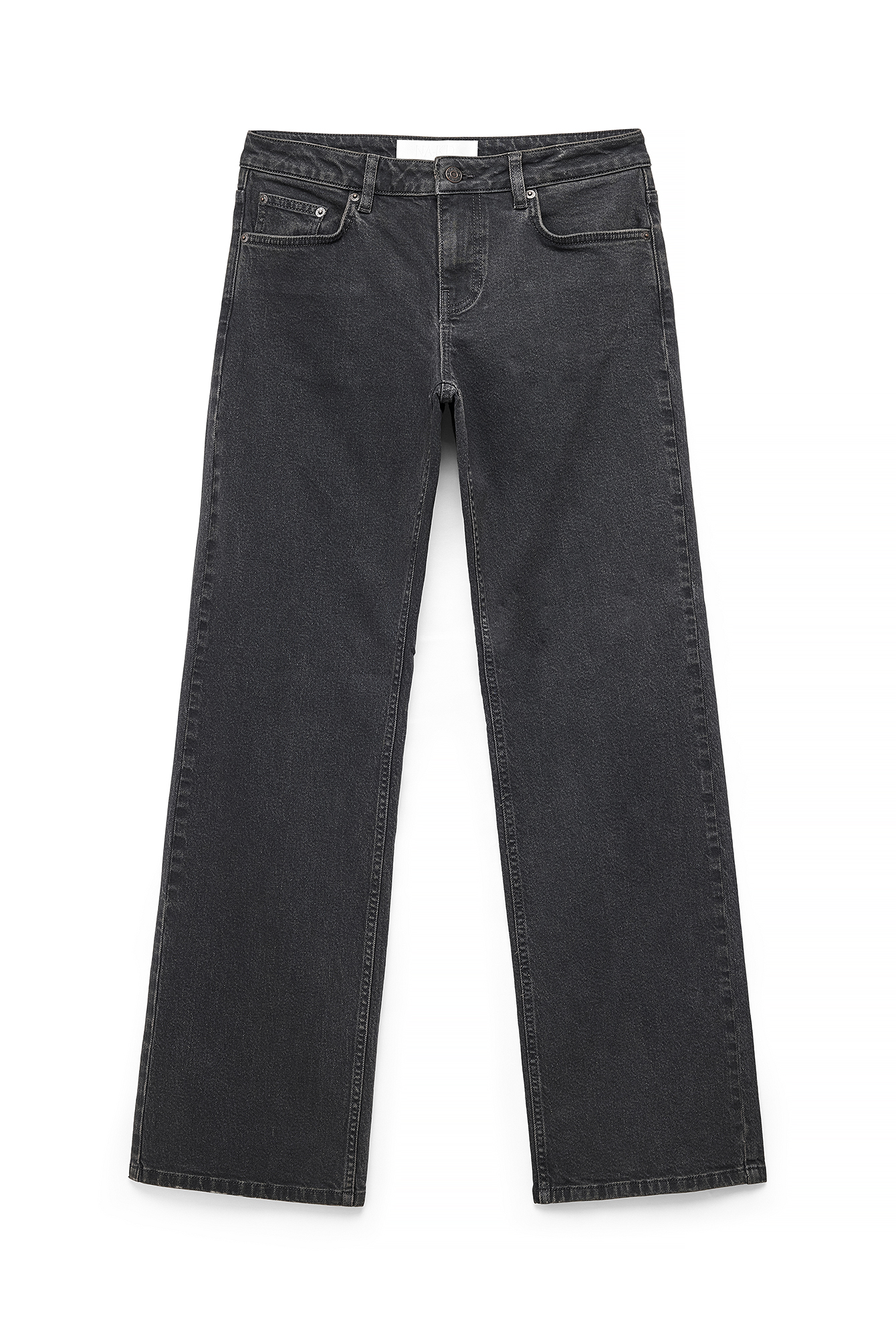 Dark Grey Lane Low Waist Jeans