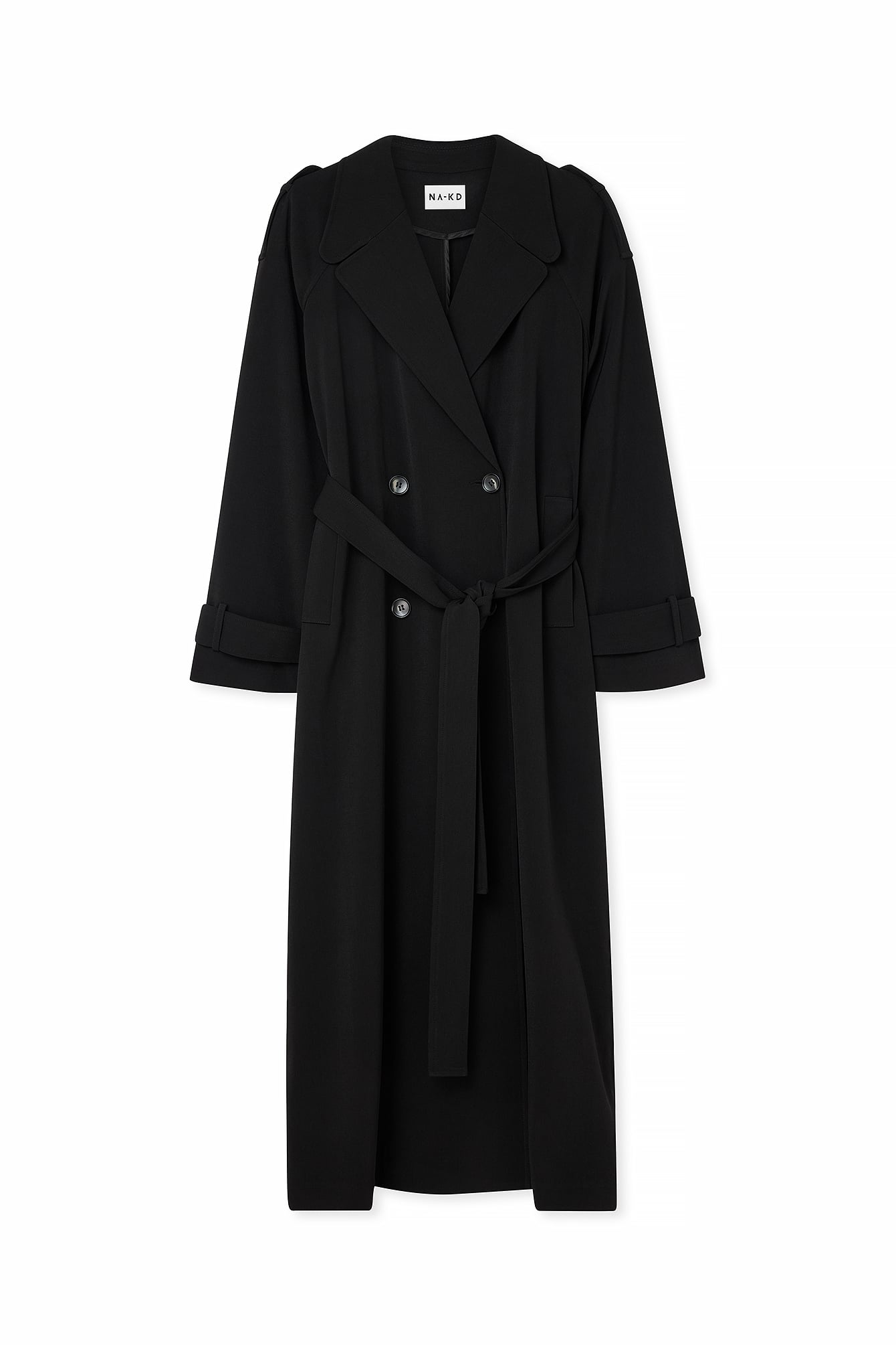 Black Long Trenchcoat