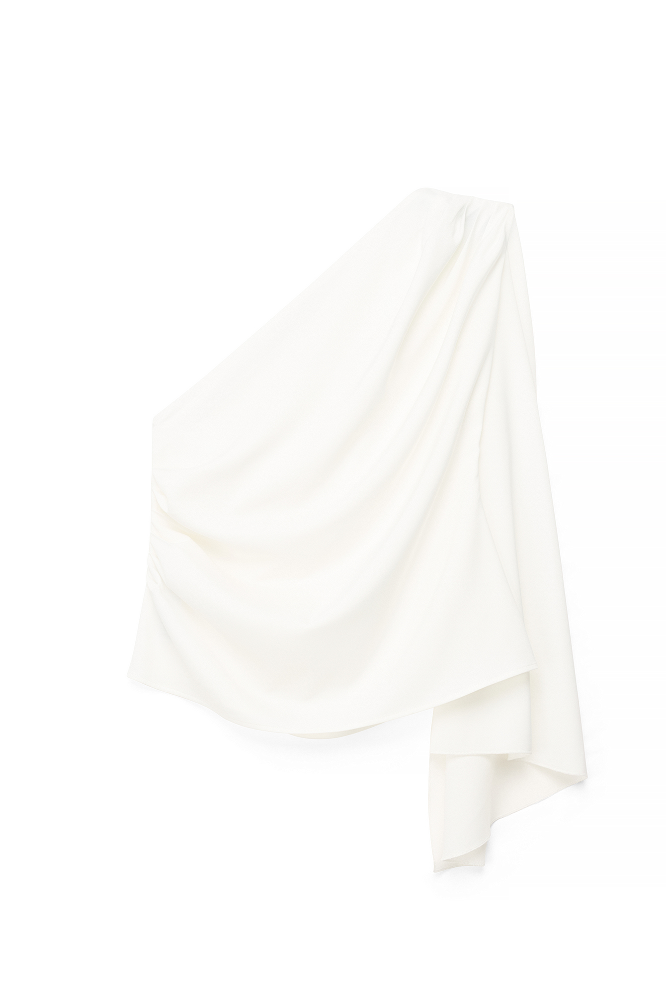 White One Shoulder Top