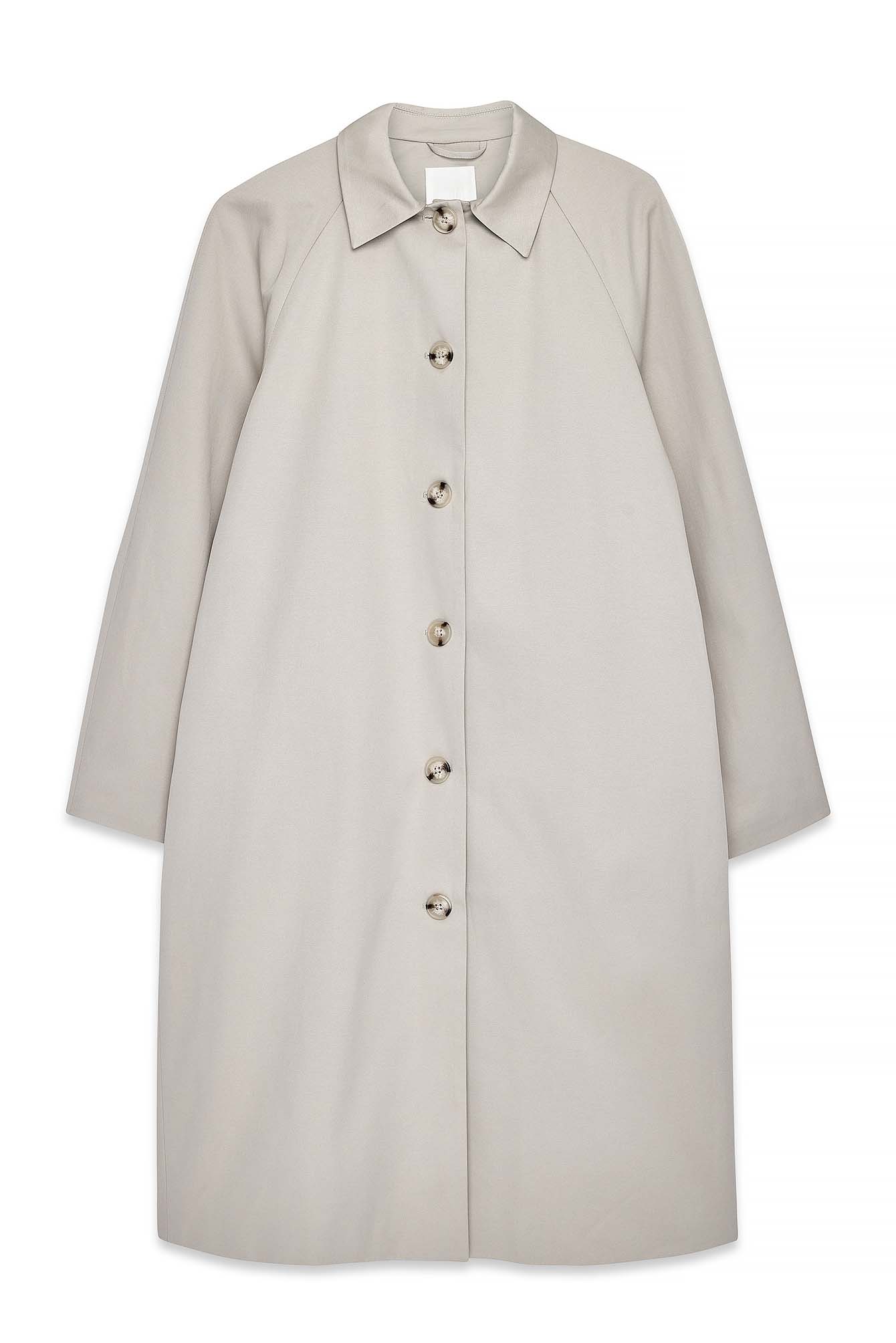 Beige Raglan Sleeve Trenchoat