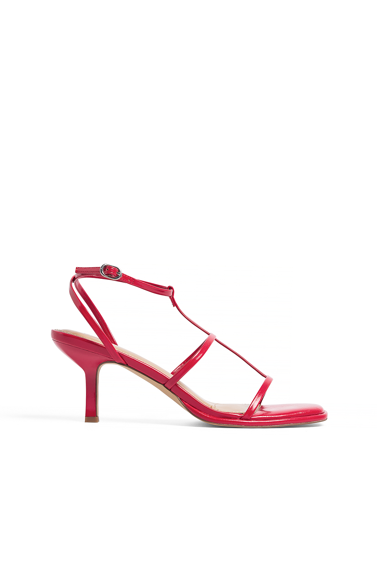 Red Strappy High Heels
