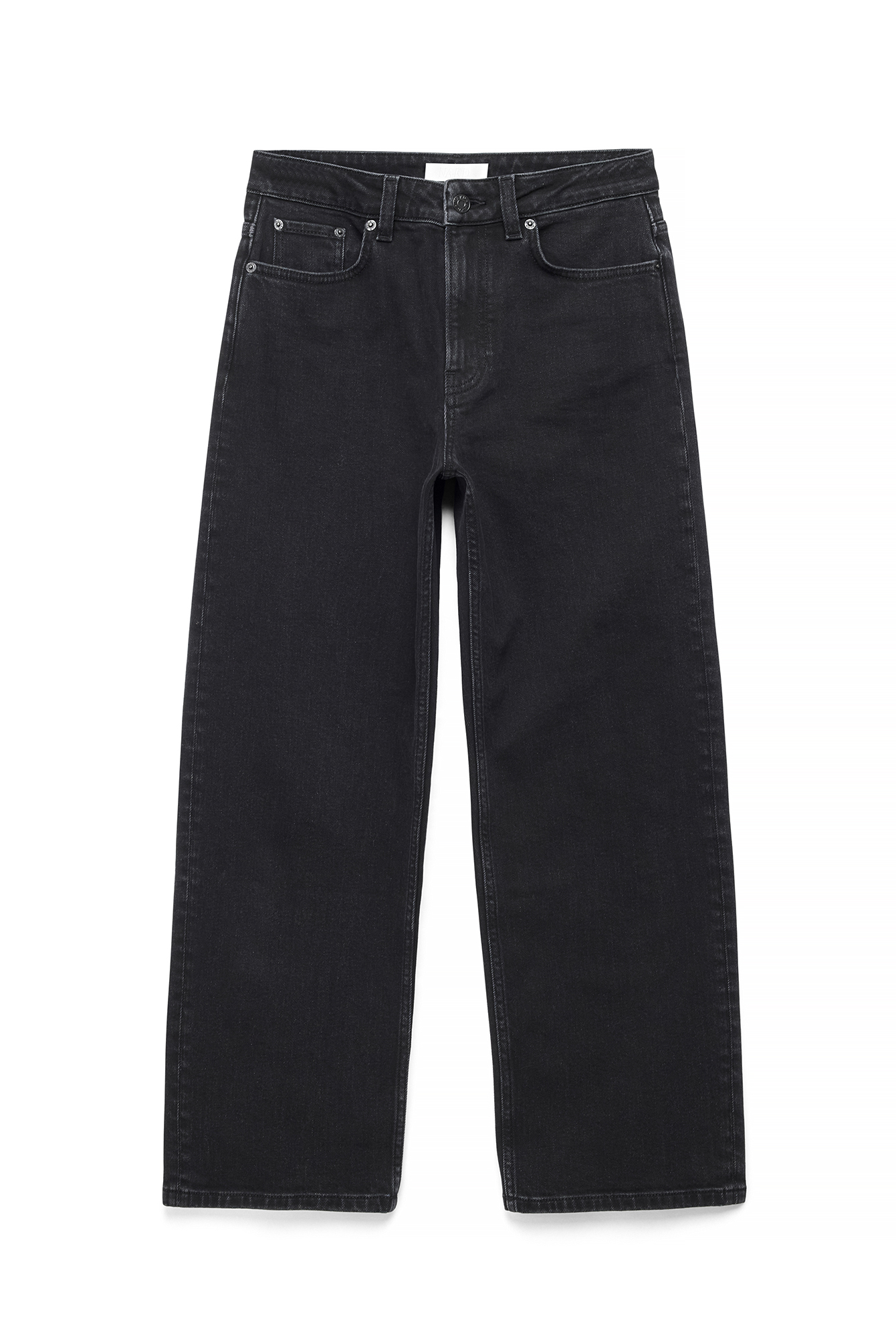 Black Yard High Waist Ankle Jeans